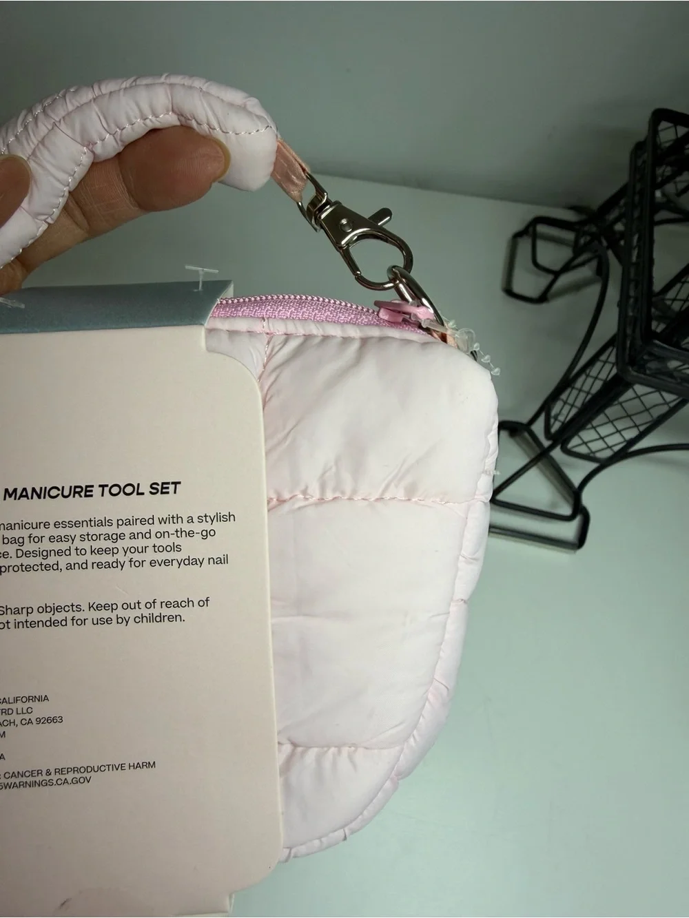 Byrdy pink quilted